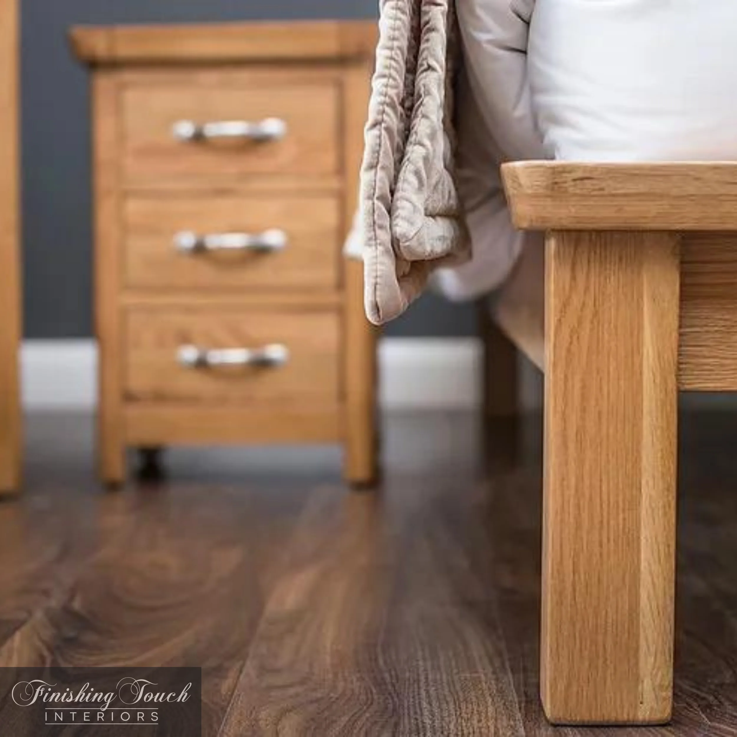 Manhattan oak bed frame 2 Manhattan oak bed frame 2