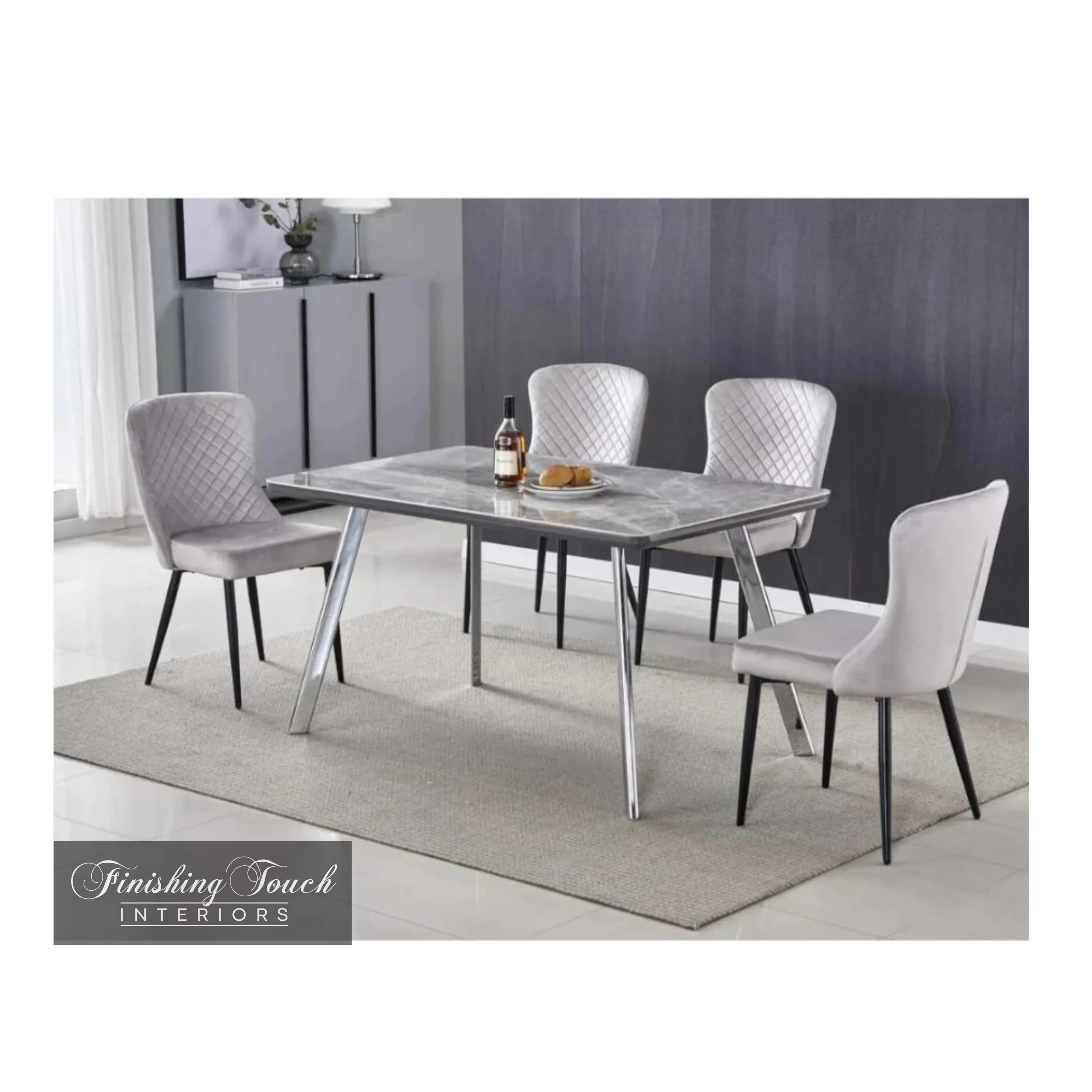 Dario Dining Table chrome Dario Dining Table chrome