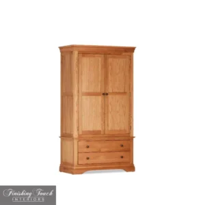 Delta double wardrobe with 2 drawers