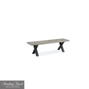 Fredrik Grey Bench