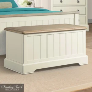 Megan Oak Blanket Box