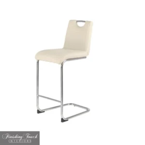 Rimini taupe PU Bar Stool