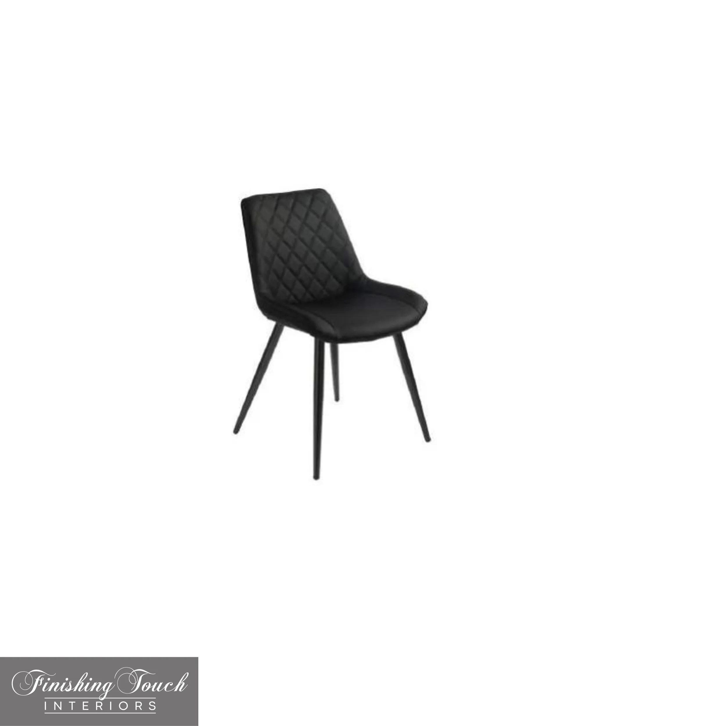 Silvia Chair black with black leg Silvia Chair black with black leg
