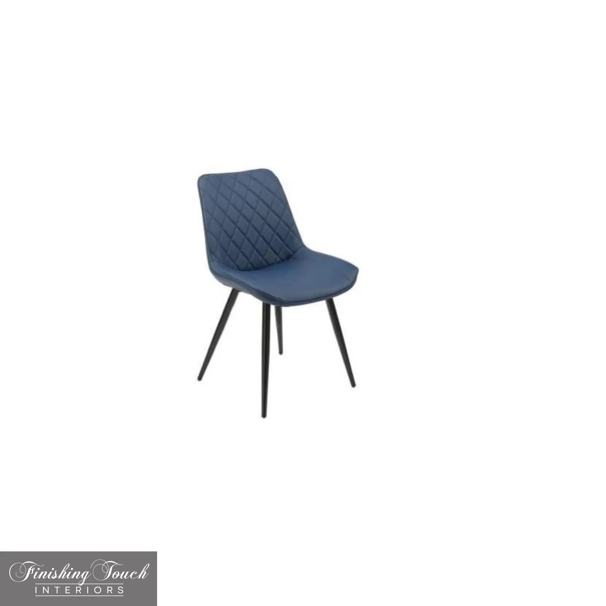 Silvia Chair blue with black leg Silvia Chair blue with black leg