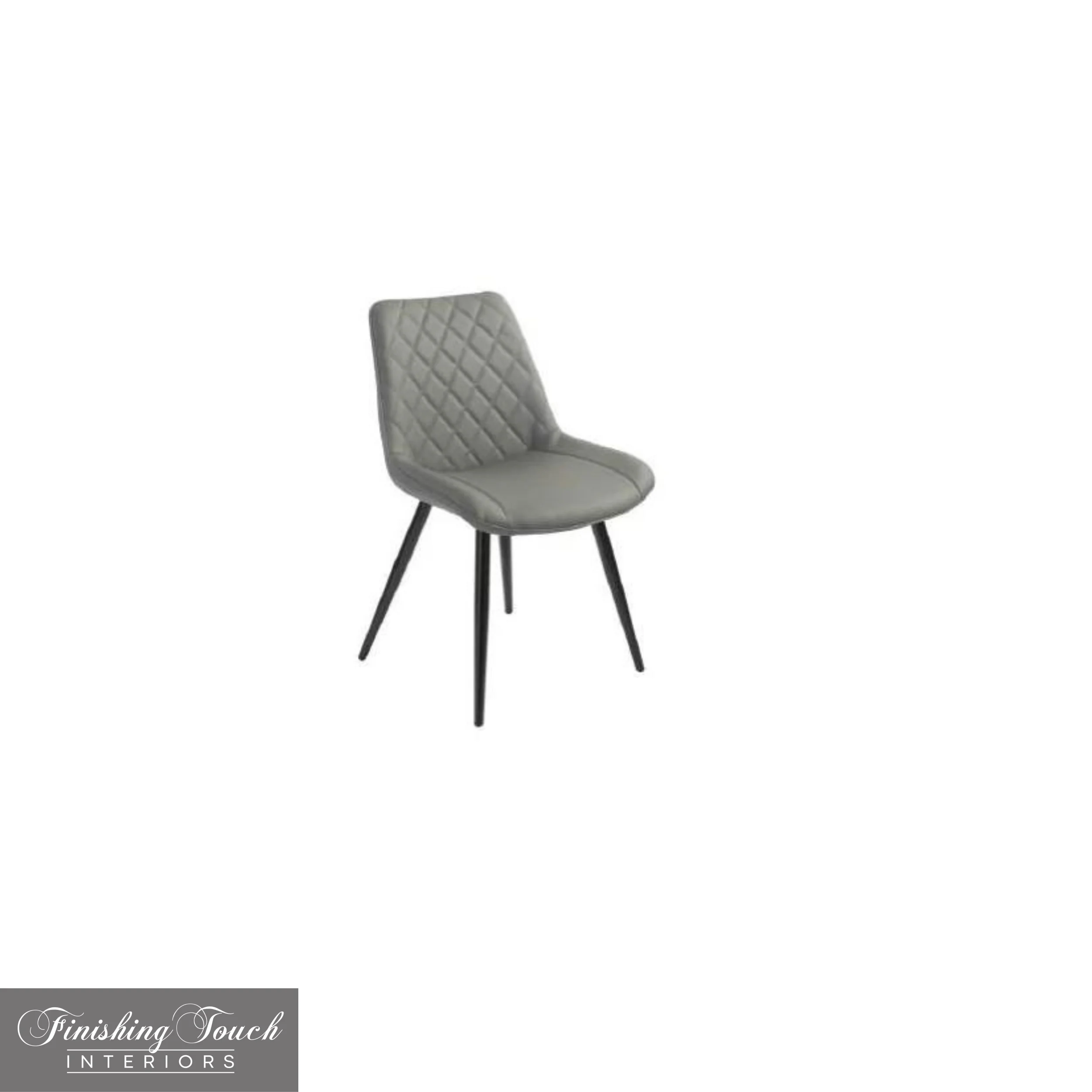 Silvia Chair grey with black leg Silvia Chair grey with black leg