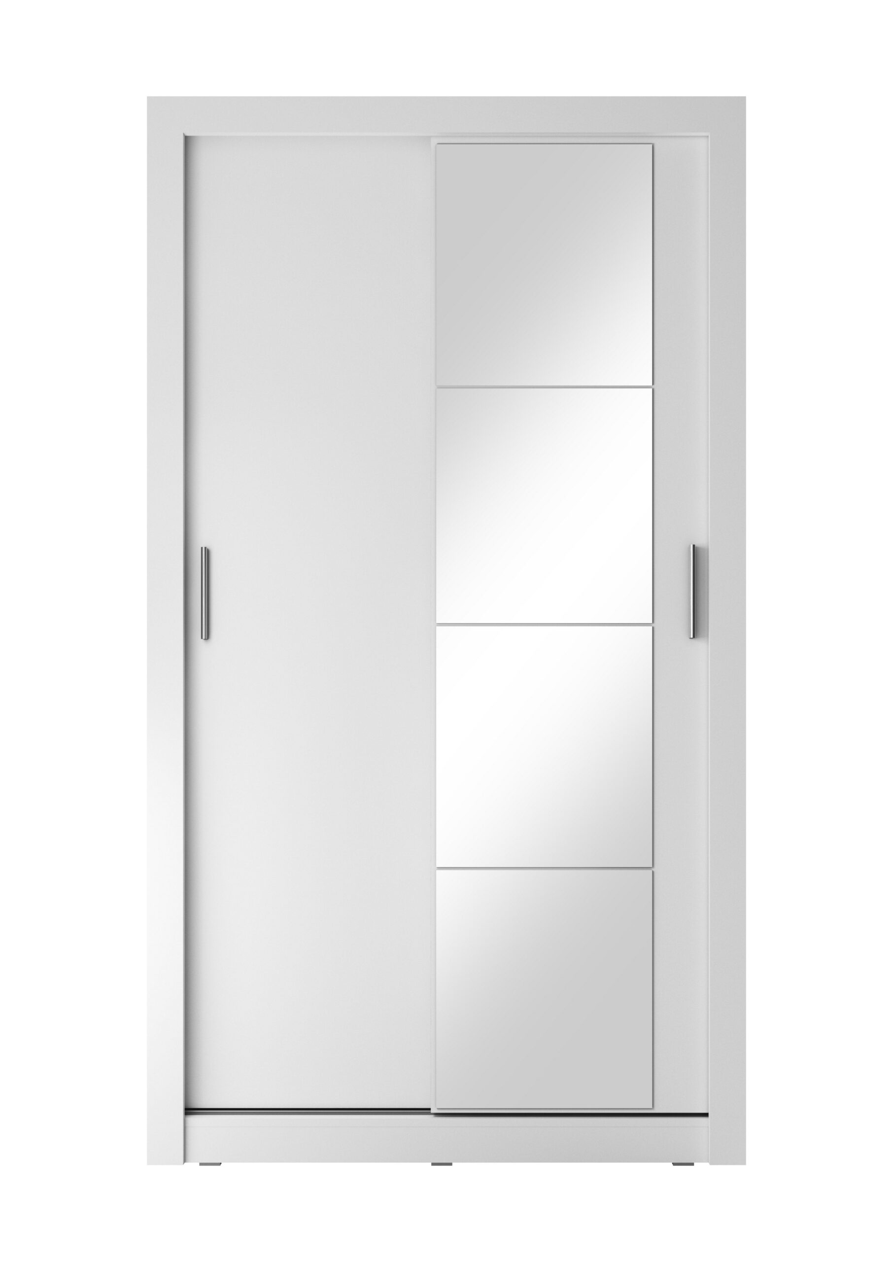 Denmark Sliding Door Wardrobe 120cm 3 Colours - Image 7