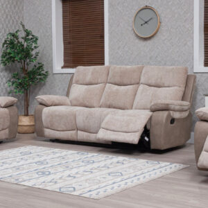 Carina Recliner Sofas - Natural Two Tone