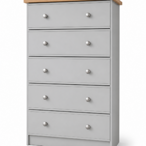 Millwood Light Grey 5 Drawer Chest