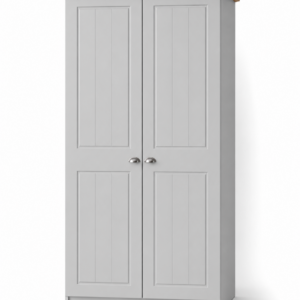Millwood Light Grey Two Door Wardrobe