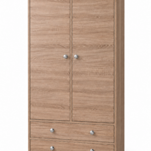 Millwood Sonoma Oak Two Door Two Drawer Wardrobe