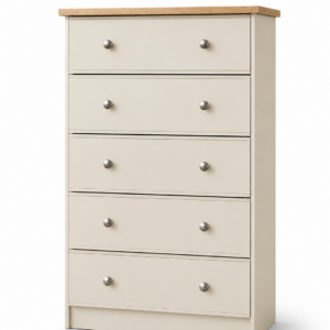 Millwood Stone White 5 Drawer Chest