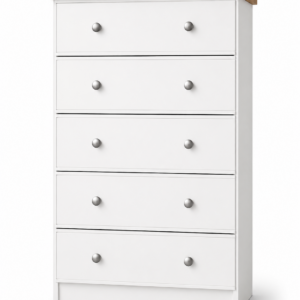 Millwood White 5 Drawer Chest