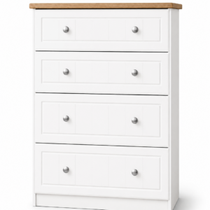 Millwood White 4 Drawer Chest