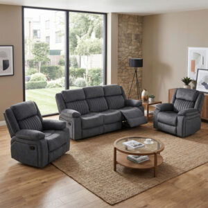 Morgan 3+1+1 Suite Recliner Slate Grey