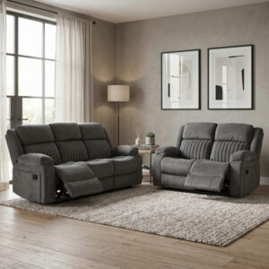 Morgan 3+2 Suite Recliner Slate Grey