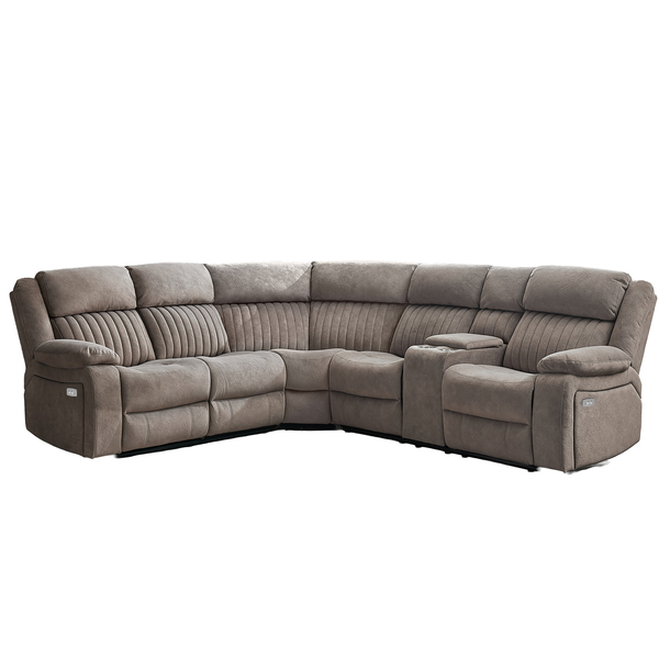 Morgan Electric Corner Suite Taupe - Image 4