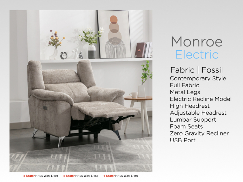 Monroe Armchair Fossil (Electric) - Image 12