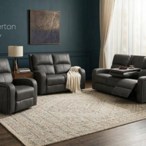 Silverton 3+1+1 Electric Suite Grey